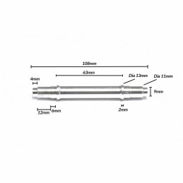 Marque Axe Moyeu Avant Pride Rival Pro V1 4 Marque Axe Moyeu Avant Pride Rival Pro V1 – Image 2
