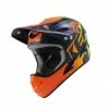 Marque Casque Kenny Down Hill Graphic - ORANGE -Vélos complets Soldes casque down hill graphic orange