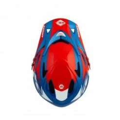 Marque Casque Intégral Kenny® Down Hill - Rouge/Bleu -Vélos complets Soldes casque downhill red blue 2