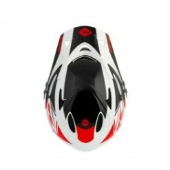 Marque Casque Intégral Kenny® Down Hill - Rouge/Blanc -Vélos complets Soldes casque downhill white red 2