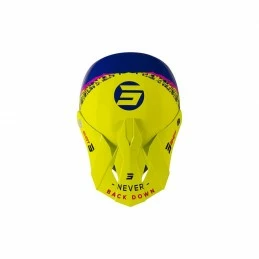 Marque Casque Intégral Shot® Storm KID - Violet/Jaune 4 Marque Casque Intégral Shot® Storm KID - Violet/Jaune – Image 2