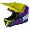 Marque Casque Intégral Shot® Storm KID - Violet/Jaune -Vélos complets Soldes casque shot furious kid storm lime navy glossy