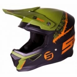Marque Casque Shot Furious Storm Black Kaki Orange Matt