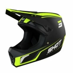 Marque Casque BMX Shot® Rogue United KID - Noir/Jaune Matt
