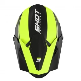 Marque Casque Intégral Shot® Rogue United - Noir/Jaune Fluo 5 Marque Casque Intégral Shot® Rogue United - Noir/Jaune Fluo – Image 3