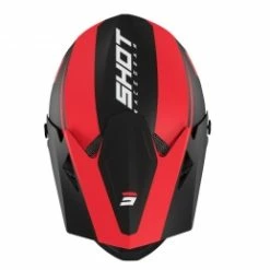 Marque Casque BMX Shot® Rogue United KID - Noir/Rouge Matt -Vélos complets Soldes casque shot rogue united black red matt 2