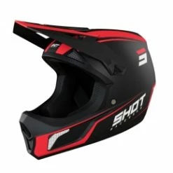 Marque Casque BMX Shot® Rogue United KID - Noir/Rouge Matt