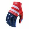 Marque Gants BMX TroyLee Designs® Air Star & Stripes - Rouge/Bleu -Vélos complets Soldes gants air star stripes redblue troylee designs adulte