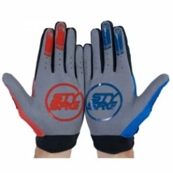 Marque Gants BMX Staystrong® Opposite KID - Rouge/Bleu -Vélos complets Soldes gants bmx staystrong r opposite kid rouge bleu 1