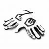 Marque Gants Evolve® Send It Kid - Blanc / Noir -Vélos complets Soldes gants evolve send it kids white black