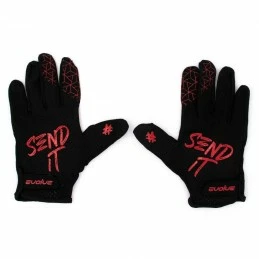 Marque Gants BMX/DH Evolve® Send It - Rouge/Noir 5 Marque Gants BMX/DH Evolve® Send It - Rouge/Noir – Image 3