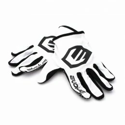 Marque Gants BMX Evolve® Send It - Blanc/Noir 3 Marque Gants BMX Evolve® Send It - Blanc/Noir