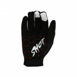 Marque Gants BMX Shot® Rogue Cup KID - Noir/Blanc -Vélos complets Soldes gants shot bmx rogue cup kid black white 1