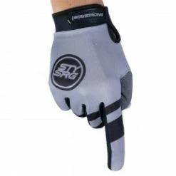 Marque Gants BMX Staystrong® Chevron KID - Gris -Vélos complets Soldes gants stay strong chevron grey 2