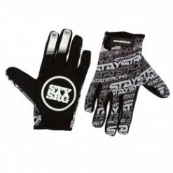 Marque Gants BMX Staystrong® Mash Up V3 - Noir -Vélos complets Soldes gants stay strong mash up v3 black 1