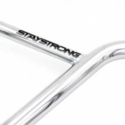 Marque Guidon BMX Staystrong® V-One - Chrome -Vélos complets Soldes guidon bmx staystrong v one chrome bmx freestyle 2