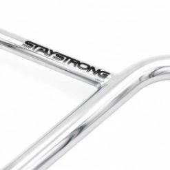 Marque Guidon BMX Staystrong® V-One V2 - Chrome -Vélos complets Soldes guidon bmx staystrong v one v2 chrome bmx freestyle 1