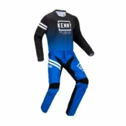 Marque Maillot Kenny® Elite KID - Noir/Bleu -Vélos complets Soldes maillot elite enfant blue black 2