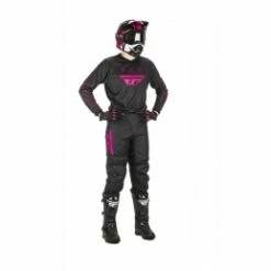 Marque Maillot Fly® F-16 2021 KID - Noir/Rose -Vélos complets Soldes maillot fly f 16 2021 noirrose 2