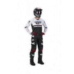 Marque Maillot Fly® Kinetic K120 2020 - Noir/Blanc/Rouge -Vélos complets Soldes maillot fly kinetic k120 2020 enfant noirblancrouge 2