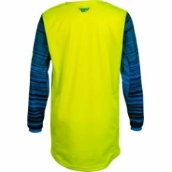 Marque Maillot Fly - Kinetic Wave 2022 - Enfant - BLEU / JAUNE -Vélos complets Soldes maillot fly kinetic wave 2022 enfant bleu jaune bmx race 1