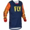 Marque Maillot Fly® Kinetic Wave KID - Navy/Jaune/Rouge -Vélos complets Soldes maillot fly kinetic wave navyjaunerouge