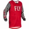 Marque Maillot Fly® Kinetic Wave KID - Rouge/Gris -Vélos complets Soldes maillot fly kinetic wave rougegris