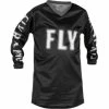Marque Maillot Fly® F-16 KID - Noir/Blanc -Vélos complets Soldes maillot fly r f 16 kid noir blanc