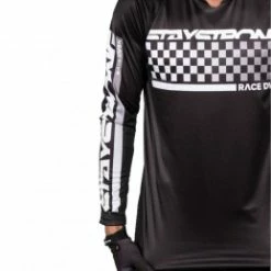 Marque Maillot Staystrong® Checker KID - Noir -Vélos complets Soldes maillot staystrong r checker kid noir 2
