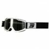 Marque Masque Shot® Iris Fashion - Noir/Blanc -Vélos complets Soldes masque shot iris fashion white black glossy
