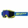 Marque Masque Shot® Iris Jet - Bleu/Jaune -Vélos complets Soldes masque shot iris jet cyan yellow glossy