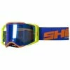 Marque Masque Shot® Lite - Bleu/Orange -Vélos complets Soldes masque shot lite blue neon orange glossy