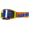 Marque Masque Shot® Lite - Orange/Bleu -Vélos complets Soldes masque shot lite neon orange blue glossy 1