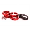 Marque ODI Lock Jaw Clamps (Includes End Caps) Red -Vélos complets Soldes odi lock jaw clamps includes end caps red