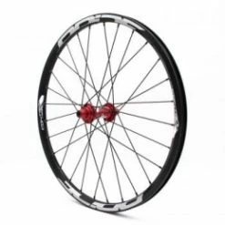 Marque Roues BMX Pride® Control Exp Disc 28H (La Paire) - Red -Vélos complets Soldes paire de roues pride control exp disc 28h red 1