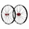 Marque Roues BMX Pride® Control Exp Disc 28H (La Paire) - Red 1 Marque Roues BMX Pride® Control Exp Disc 28H (La Paire) - Red -Vélos complets Soldes paire de roues pride control exp disc 28h red