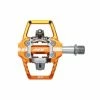 Marque Pédales De BMX HT® Aluminium - Orange -Vélos complets Soldes pedale de bmx aluminium orange