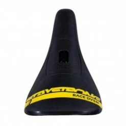Marque Selle BMX Staystrong® Race Dvsn Plastic - Noir/Jaune -Vélos complets Soldes selle stay strong race dvsn plastic pivotal black yellow 1
