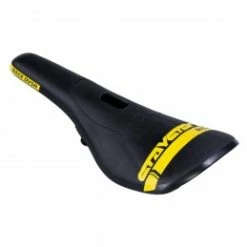 Marque Selle BMX Staystrong® Race Dvsn Plastic - Noir/Jaune -Vélos complets Soldes selle stay strong race dvsn plastic pivotal black yellow 2