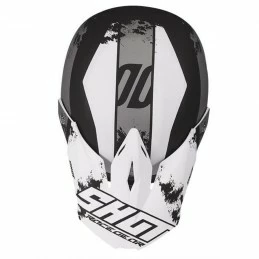 Marque Visière Shot Furious Shadow Black White Glossy 4 Marque Visière Shot Furious Shadow Black White Glossy – Image 2